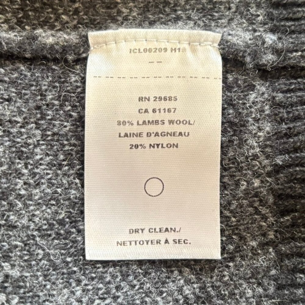 Pendleton Lambswool Blend Gray Graphic Pattern Ca… - image 5